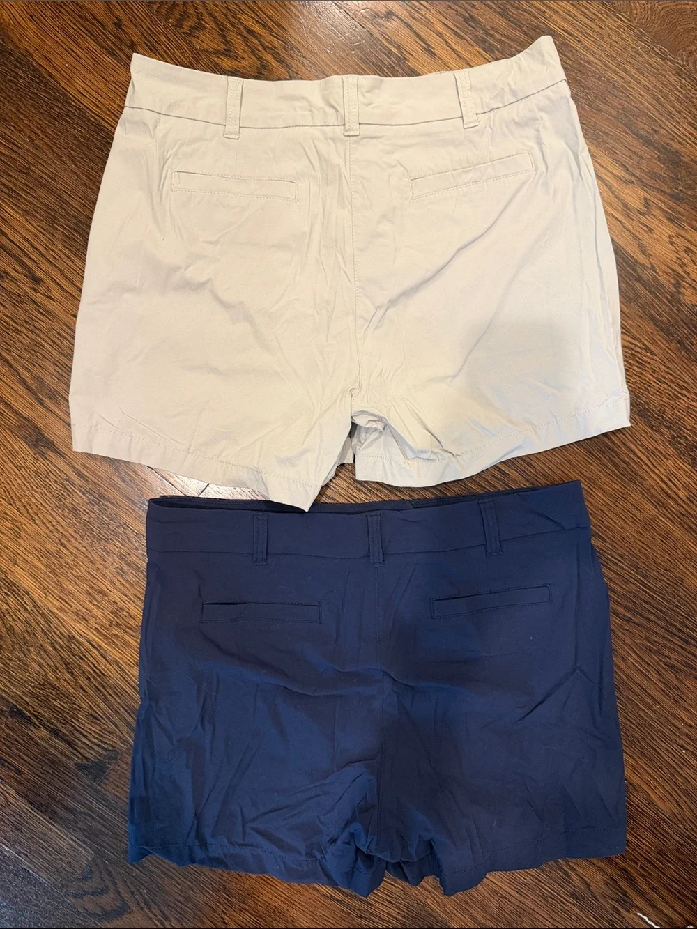 J. Crew 5” Tech Shorts (3) in Recycled Nylon Blend in Navy, Khaki, and Black